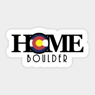 HOME Boulder Colorado Sticker